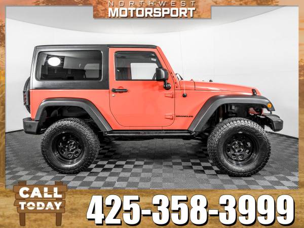 Lifted 2013 *Jeep Wrangler* Sport 4x4 for sale in Lynnwood, WA – photo 4