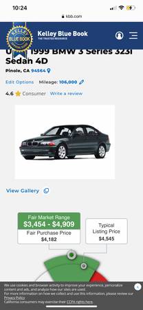 1999 BMW 323i Sedan 5 Speed 100, 000 orginal miles for sale in Hercules, CA – photo 19