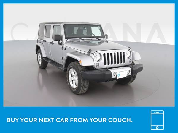 2014 Jeep Wrangler Unlimited Sahara Sport Utility 4D suv Silver for sale in Dade City, FL – photo 12