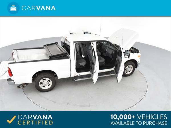 2011 Ford F250 Super Duty Crew Cab XLT Pickup 4D 6 3/4 ft pickup White for sale in Philadelphia, PA – photo 14