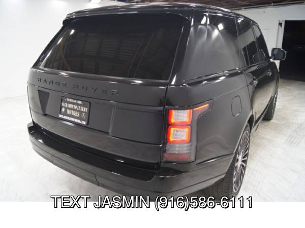 2014 Land Rover Range Rover 4x4 LOW MILES LOADED WARRANTY BLACK... for sale in Carmichael, CA – photo 6