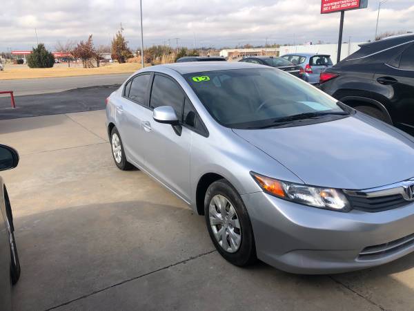 2012 Honda Civic LX - - by dealer - vehicle automotive for sale in MOORE, OK – photo 2