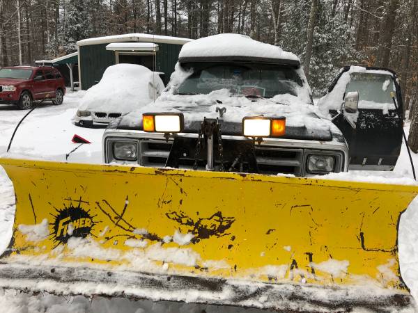 Plow Truck 87 Ram Fisher plow Best offer gets it Vintage no low for sale in Naples, ME – photo 10