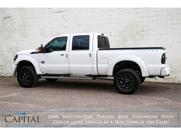 16 Ford F-250 Platinum 4x4 DIESEL! Lifted w/Luxury Interior! - cars for sale in Eau Claire, WI – photo 3