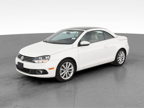2013 VW Volkswagen Eos Komfort Convertible 2D Convertible White - -... for sale in Oakland, CA – photo 3