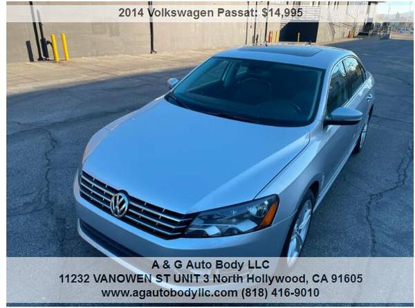 2014 Volkswagen Passat TDI - cars & trucks - by dealer - vehicle... for sale in North Hollywood, CA