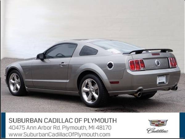 2008 Ford Mustang coupe GT Premium - Ford Vapor Silver Clearcoat... for sale in Plymouth, MI – photo 3