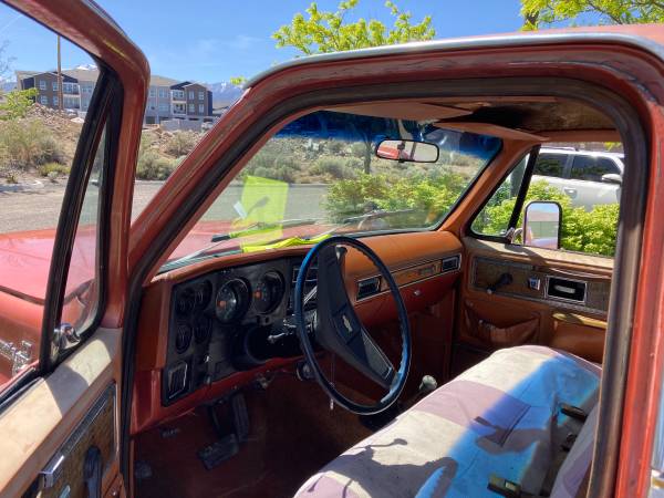 1977 C10 cheve short bed 4x4 VA 400 small block - - by for sale in Reno, NV – photo 8