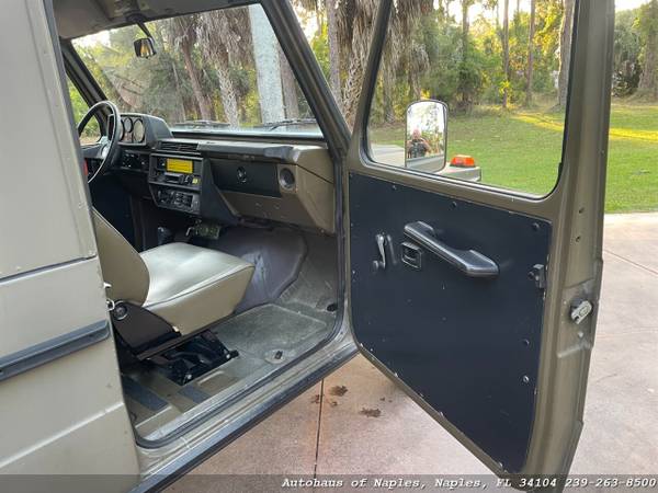 1989 Mercedes-Benz 230GE Puch G-Class HARD TOP! Swiss Army G-Wagon for sale in Naples, FL – photo 18