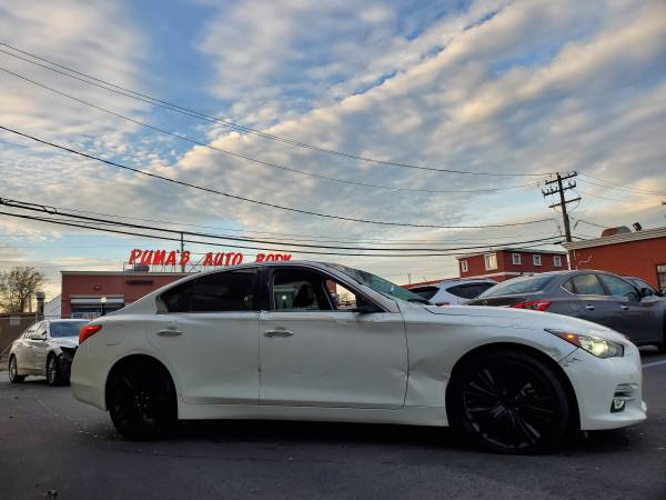 2017 infiniti q50 twin turbo storm damage - cars & trucks - by owner... for sale in Whitestone, NY – photo 4