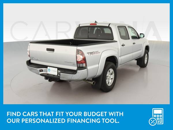 2013 Toyota Tacoma Double Cab PreRunner Pickup 4D 5 ft pickup Silver for sale in Atlanta, CA – photo 8