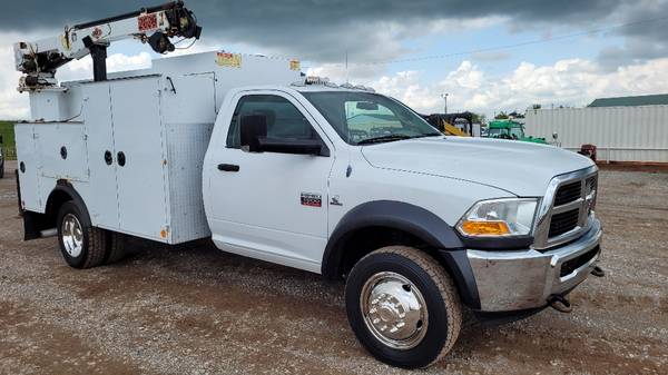 2012 Dodge 5500 4wd 5000lb Crane 11ft Mechanics Service Bed Truck for sale in Oklahoma City, OK – photo 4