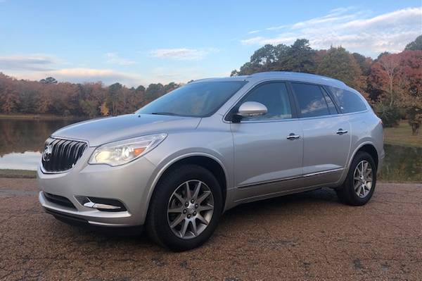 2014 Buick Enclave Silver Leather 2nd Row Buckets SUV**CLEAN... for sale in Heber Springs, TN – photo 24