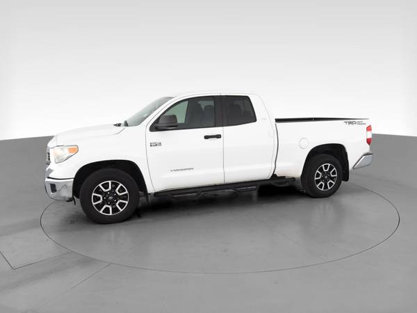 2014 Toyota Tundra Double Cab SR Pickup 4D 6 1/2 ft pickup White - -... for sale in Evansville, IN – photo 4