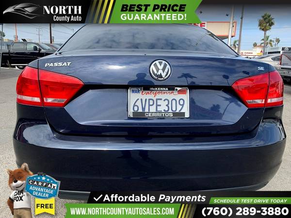 2012 Volkswagen Passat SE PZEVSedan 6A w/ Sunroof PRICED TO SELL! -... for sale in Oceanside, CA – photo 7