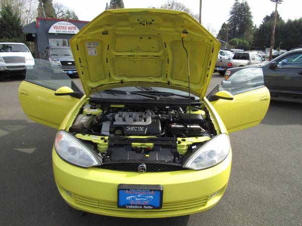 2001 Mercury Cougar 3dr Cpe V6 YELLOW 5 SPD 1 OWNER - cars & for sale in Milwaukie, OR – photo 22