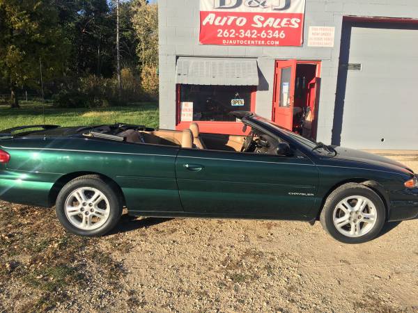 1996 Chrysler Sebring Convertible 40,600 Miles - cars & trucks - by... for sale in Avalon, WI – photo 10