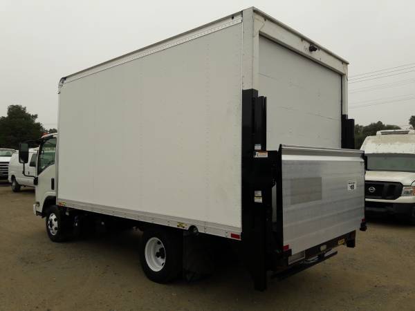 2014 ISUZU NPR 14 FEET BOX TRUCK WITH LIFTGATE - - by for sale in San Jose, CA – photo 14