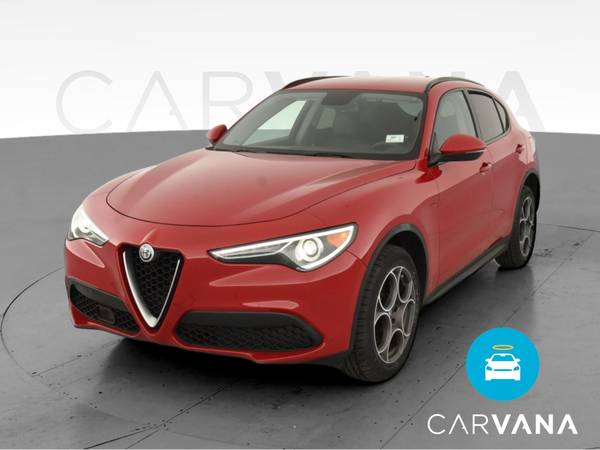2018 Alfa Romeo Stelvio Sport SUV 4D hatchback Red - FINANCE ONLINE... for sale in Long Beach, CA