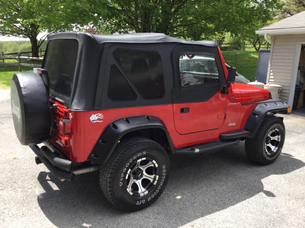 2001 Jeep Wrangler Sport automatic, excellent shape with exrtas for sale in Jeannette, PA – photo 5
