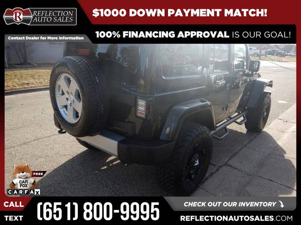 2012 Jeep Wrangler Unlimited Sahara FOR ONLY 420/mo! - cars & for sale in Oakdale, MN – photo 6