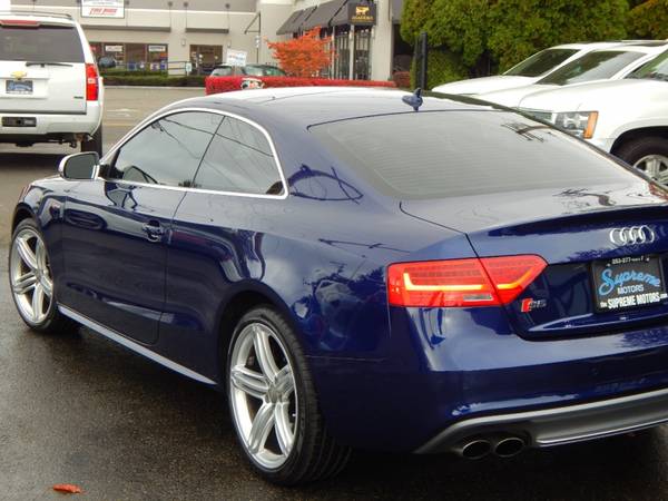 2014 Audi S5 3.0T Coupe AWD + 1 Owner CLEAN CARFAX + RARE BLUE for sale in Kent, WA – photo 23