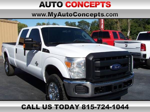 2014 FORD F-350 SD CREW CAB 4X4 LONG BED DIESEL TRUCK 1OWNER RUST FREE for sale in Joliet, IL
