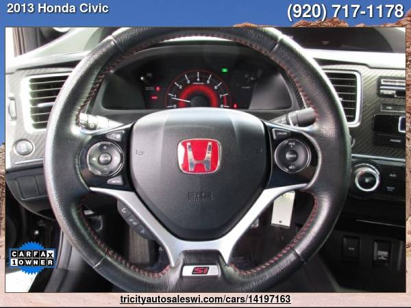 2013 HONDA CIVIC SI 4DR SEDAN Family owned since 1971 - cars & for sale in MENASHA, WI – photo 13