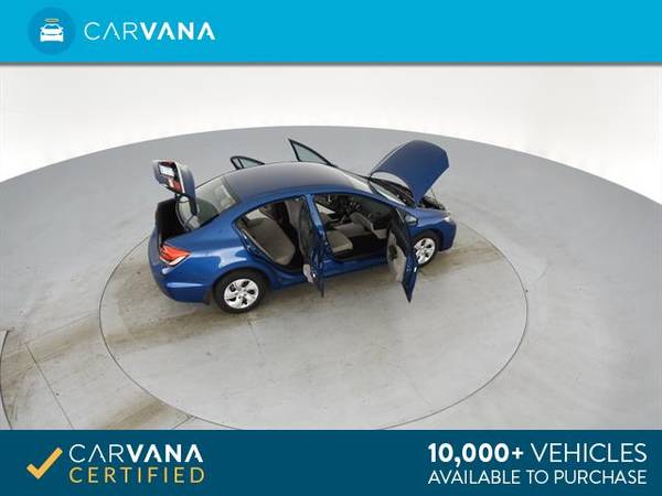 2013 Honda Civic LX Sedan 4D sedan BLUE - FINANCE ONLINE for sale in Atlanta, CA – photo 14