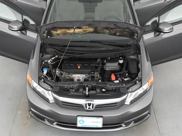 2012 Honda Civic EX Sedan 4D sedan GRAY - FINANCE ONLINE for sale in Auburndale, MA – photo 4