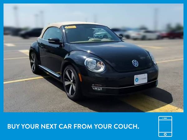 2013 VW Volkswagen Beetle Turbo Convertible 2D Convertible Black for sale in Other, OR – photo 12