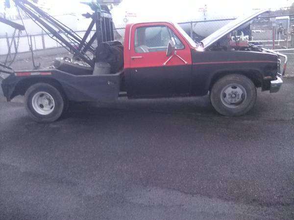 82 CHEVY 1-TON TOW TRUCK - cars & trucks - by owner - vehicle... for sale in Yakima, WA – photo 2
