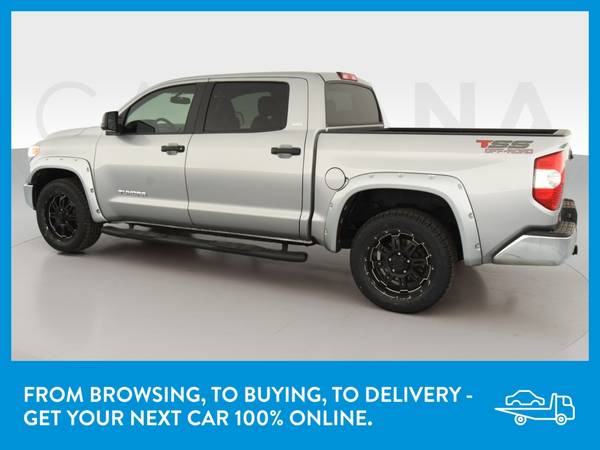 2015 Toyota Tundra CrewMax SR5 Pickup 4D 5 1/2 ft pickup Silver for sale in South El Monte, CA – photo 5