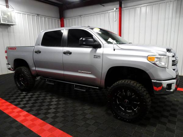 2017 Toyota Tundra 4WD CREW MAX T-ROCK pickup Silver - cars & trucks... for sale in Branson West, AR – photo 6
