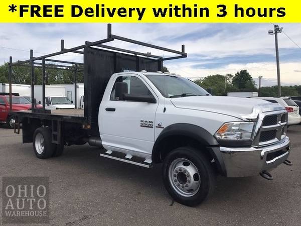 2014 Ram 5500 Tradesman 4x4 Cummins DIESEL Flatbed We Finance - cars... for sale in Canton, OH – photo 4