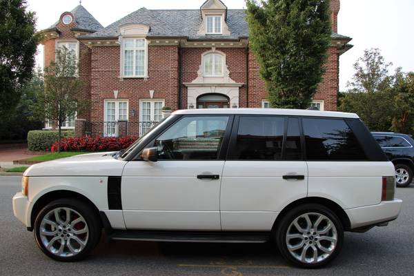 2008 RANGE ROVER SUPERCHARGED WHT/BLK DVD MINT LOW MLS FINANCE... for sale in Brooklyn, NY – photo 5