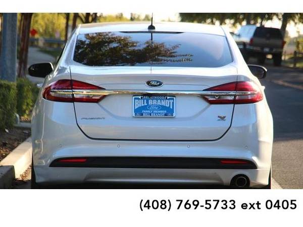 2017 Ford Fusion sedan SE 4D Sedan (White) for sale in Brentwood, CA – photo 9
