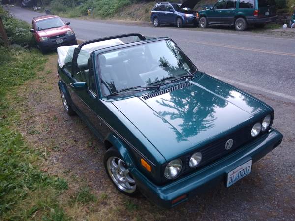 92 VW Cabriolet Convertible Wolfsburg Edition - - by for sale in Bellingham, WA – photo 7
