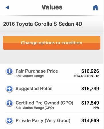 2016 Toyota Corolla S for sale in Other, Other – photo 6