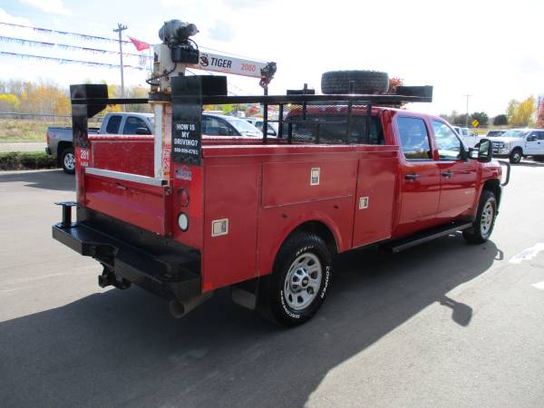 2014 chevrolet 3500 duramax diesel crew cab utility 4x4 4wd - cars &... for sale in Forest Lake, WI – photo 4