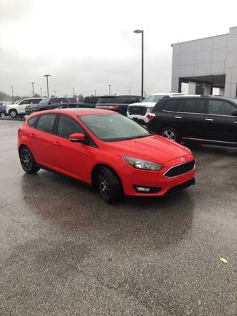 2017 Ford Focus SEL hatchback Red - cars & trucks - by dealer -... for sale in ROGERS, AR – photo 3