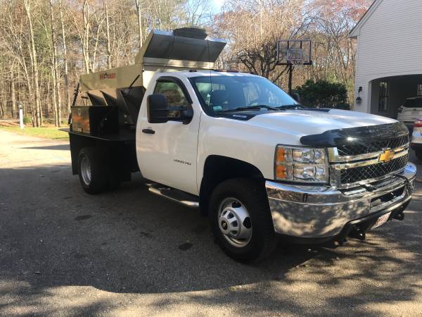 2012 Chevy Silverado with plow and sander - cars & trucks - by owner... for sale in Oakham, MA – photo 4