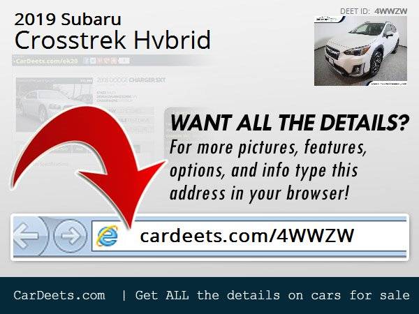 2019 Subaru Crosstrek Hybrid, Crystal White Pearl - cars & trucks -... for sale in Wall, NJ – photo 24