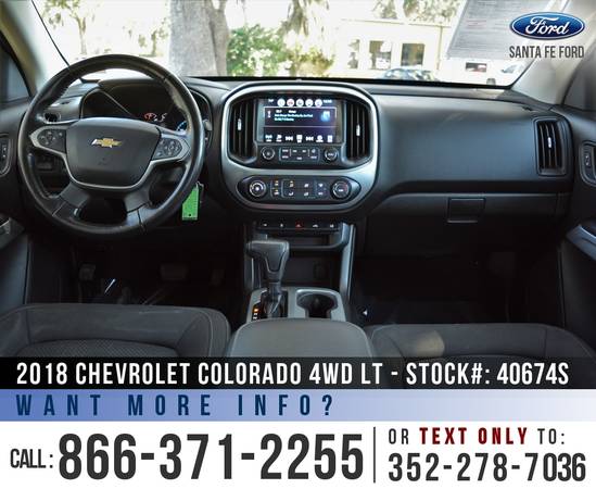 *** 2018 Chevrolet Colorado 4WD LT *** Touchscreen - Bedliner -... for sale in Alachua, FL – photo 15