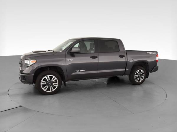 2018 Toyota Tundra CrewMax SR5 Pickup 4D 5 1/2 ft pickup Gray - -... for sale in Palmdale, CA – photo 4