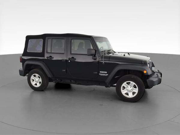 2017 Jeep Wrangler Unlimited Sport SUV 4D suv Black - FINANCE ONLINE... for sale in Providence, RI – photo 14