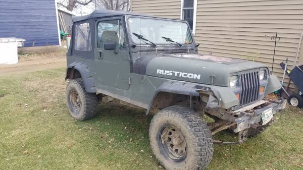 92 YJ wrangler - cars & trucks - by owner - vehicle automotive sale for sale in Ridgeland, WI – photo 2