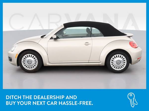 2013 VW Volkswagen Beetle 2 5L Convertible 2D Convertible Beige for sale in South Bend, IN – photo 4