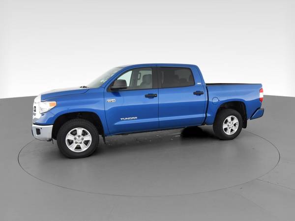 2017 Toyota Tundra CrewMax SR5 Pickup 4D 5 1/2 ft pickup Blue - -... for sale in Providence, RI – photo 4