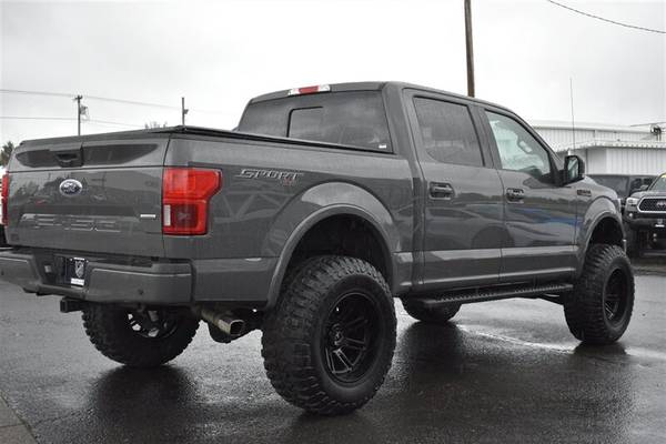 2018 FORD F-150 SUPERCREW 4X4 LIFTED LEADFOOT GRAY LARIAT SPORT PKG... for sale in Gresham, OR – photo 5